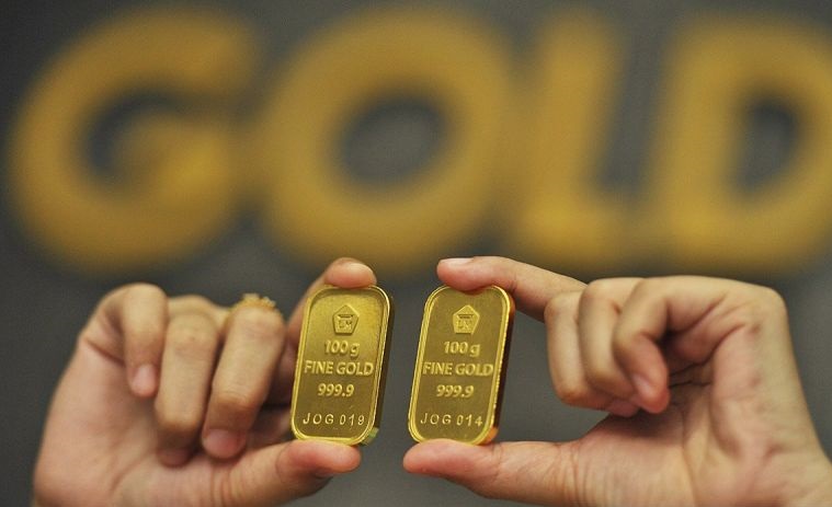 Harga emas Antam naik Rp8.000 jadi Rp1,338 juta per gram Harga emas Antam naik Rp8.000 jadi Rp1,338 juta per gram