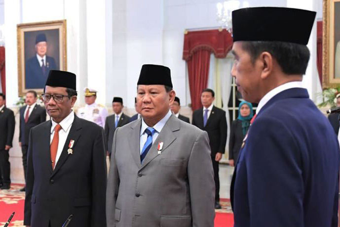 Presiden terpilih Prabowo makan siang bersama Presiden Jokowi di istana Presiden terpilih Prabowo makan siang bersama Presiden Jokowi di istana