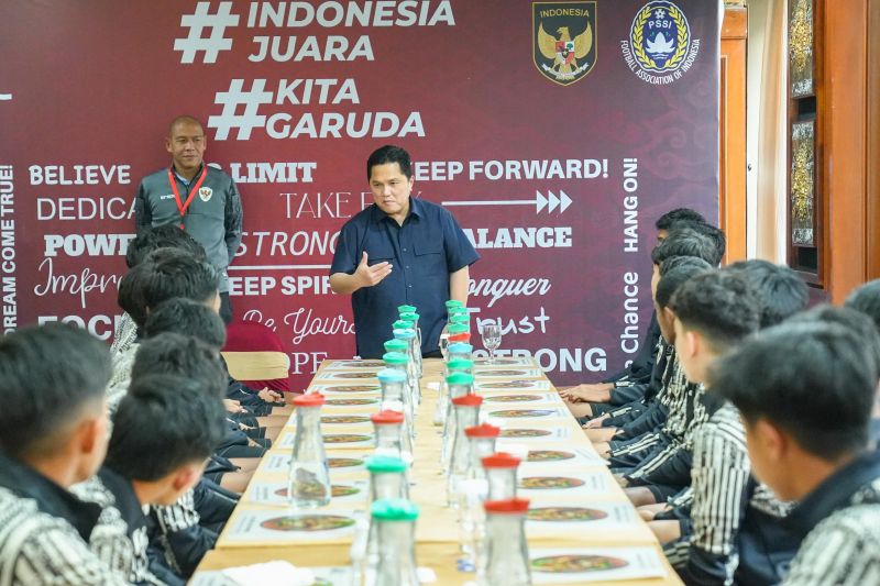 Ketum PSSI sanjung kekuatan fisik dan mental skuad Garuda Muda Ketum PSSI sanjung kekuatan fisik dan mental skuad Garuda Muda