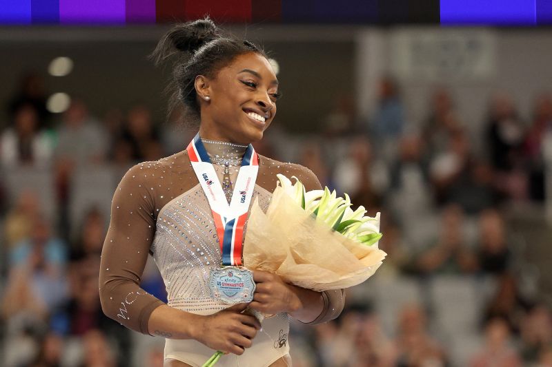 Pesenam Biles lanjutkan persiapan Olimpiade dengan raih gelar juara AS Pesenam Biles lanjutkan persiapan Olimpiade dengan raih gelar juara AS