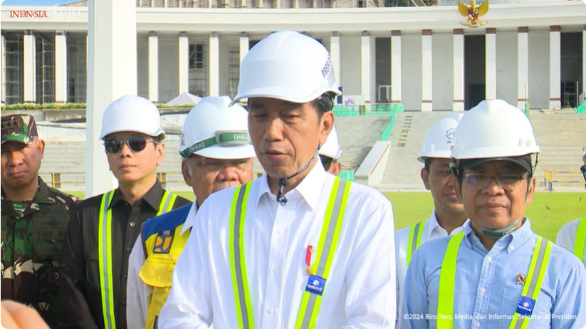 Keterangan Pers Presiden Jokowi usai tinjau lokasi lapangan upacara HUT Ke-79 RI, IKN, 5 Juni 2024 Keterangan Pers Presiden Jokowi usai tinjau lokasi lapangan upacara HUT Ke-79 RI, IKN, 5 Juni 2024