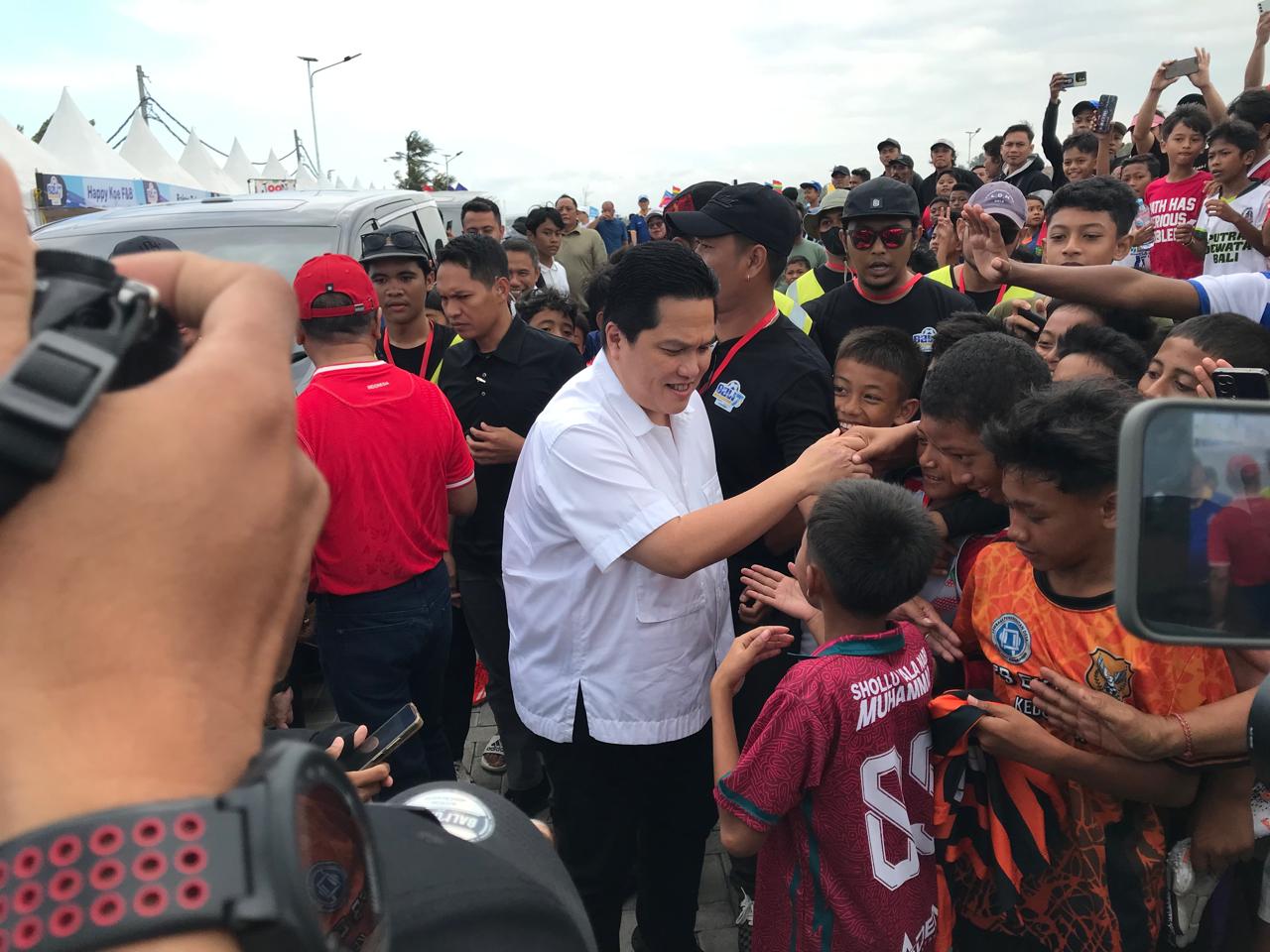 Erick Thohir optimistis masa depan turnamen sepak bola usia muda Erick Thohir optimistis masa depan turnamen sepak bola usia muda