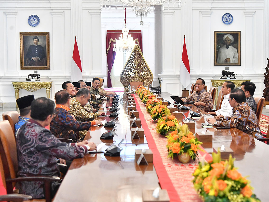 Presiden tegaskan pentingnya bangun sinergi nasional Presiden tegaskan pentingnya bangun sinergi nasionalÂ