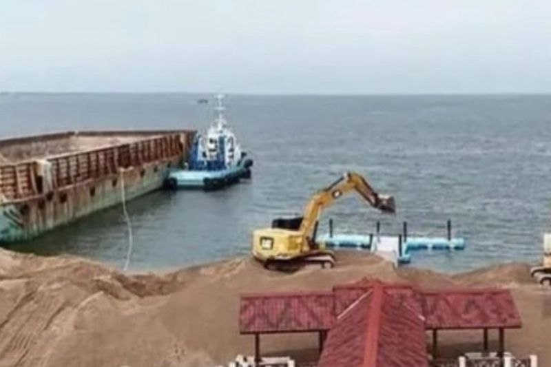 Pembangunan break water untuk lindungi Cagar Budaya Benteng Martello