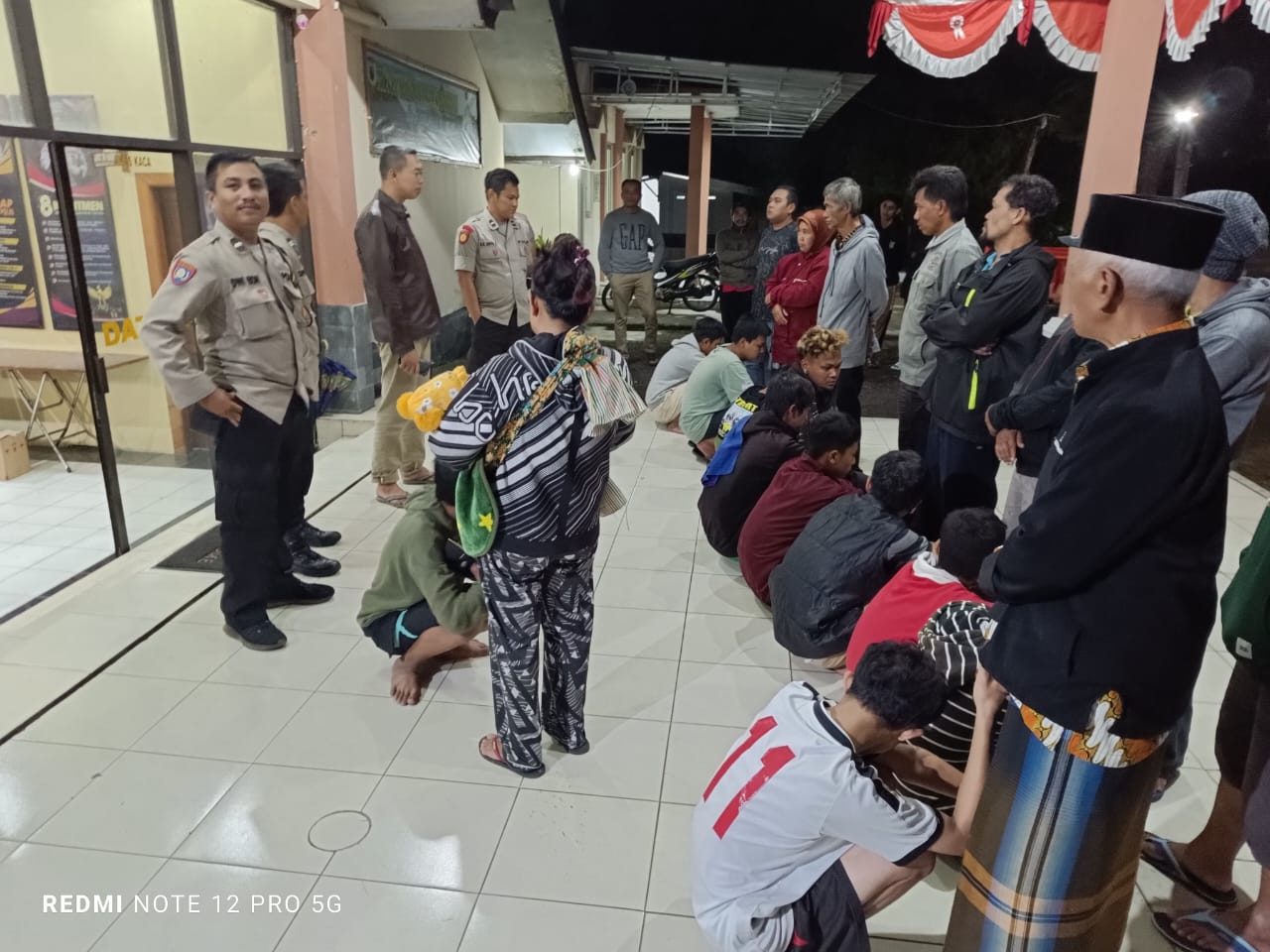 Polres Semarang amankan kelompok remaja yang hendak perang sarung