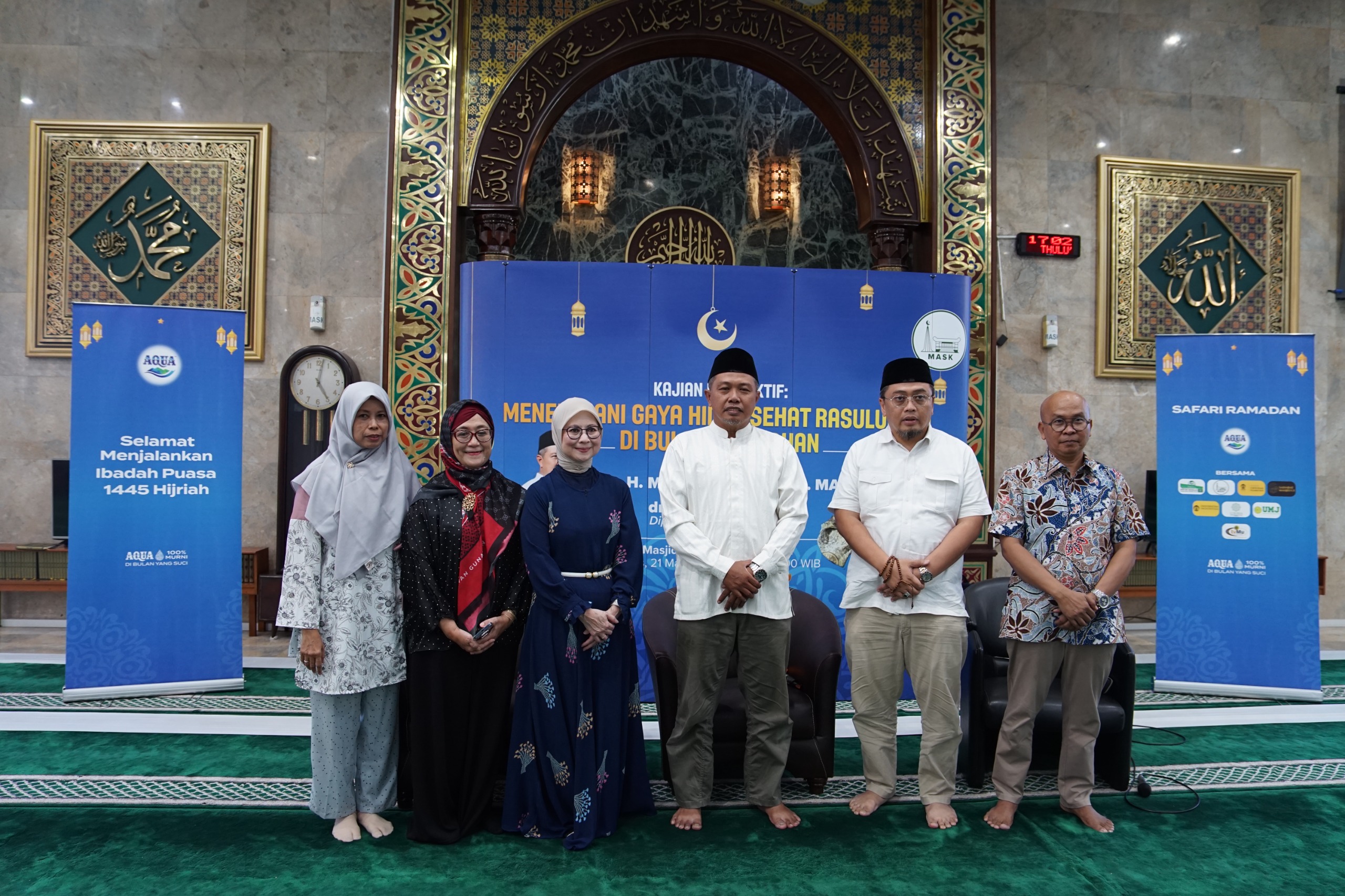 DKM Masjid Agung Sunda Kelapa edukasi umat tentang pentingnya menjaga kesehatan saat berpuasa