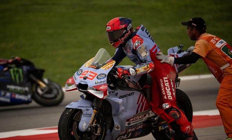 Marquez buka suara tentang tabrakannya dengan Bagnaia Marquez buka suara tentang tabrakannya dengan Bagnaia
