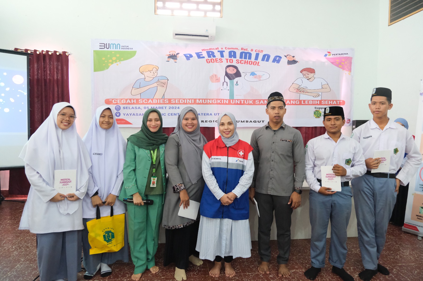 Cegah penyakit kulit, siswa antusias ikuti sosialisasi dan edukasi kesehatan Pertamina Cegah penyakit kulit, siswa antusias ikuti sosialisasi dan edukasi kesehatan Pertamina