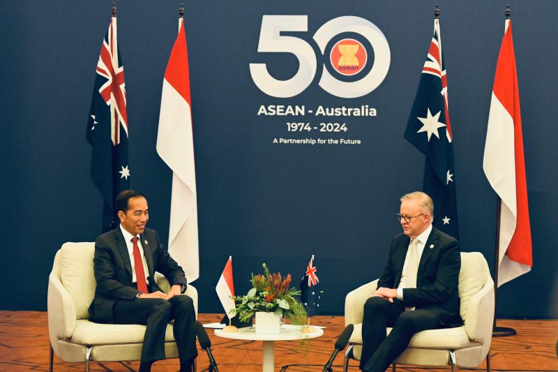 Presiden Jokowi sampaikan empat upaya perkuat kerja sama RI-Australia Presiden Jokowi sampaikan empat upaya perkuat kerja sama RI-Australia