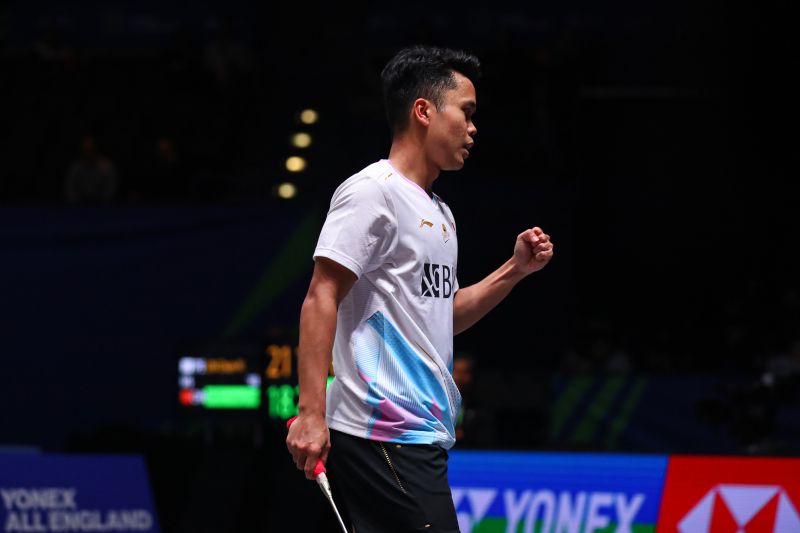 Ginting lalui laga ketat demi menembus perempat final All England Ginting lalui laga ketat demi menembus perempat final All England