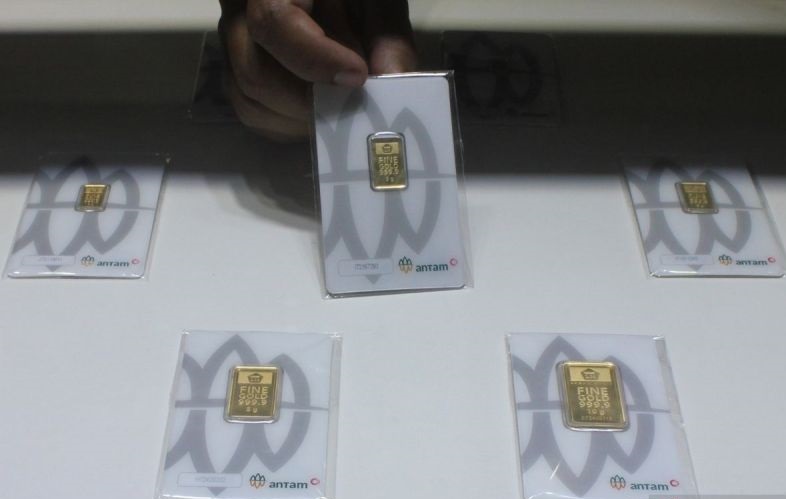 Harga emas Antam turun lagi jadi Rp1,193 juta per gram Harga emas Antam turun lagi jadi Rp1,193 juta per gram