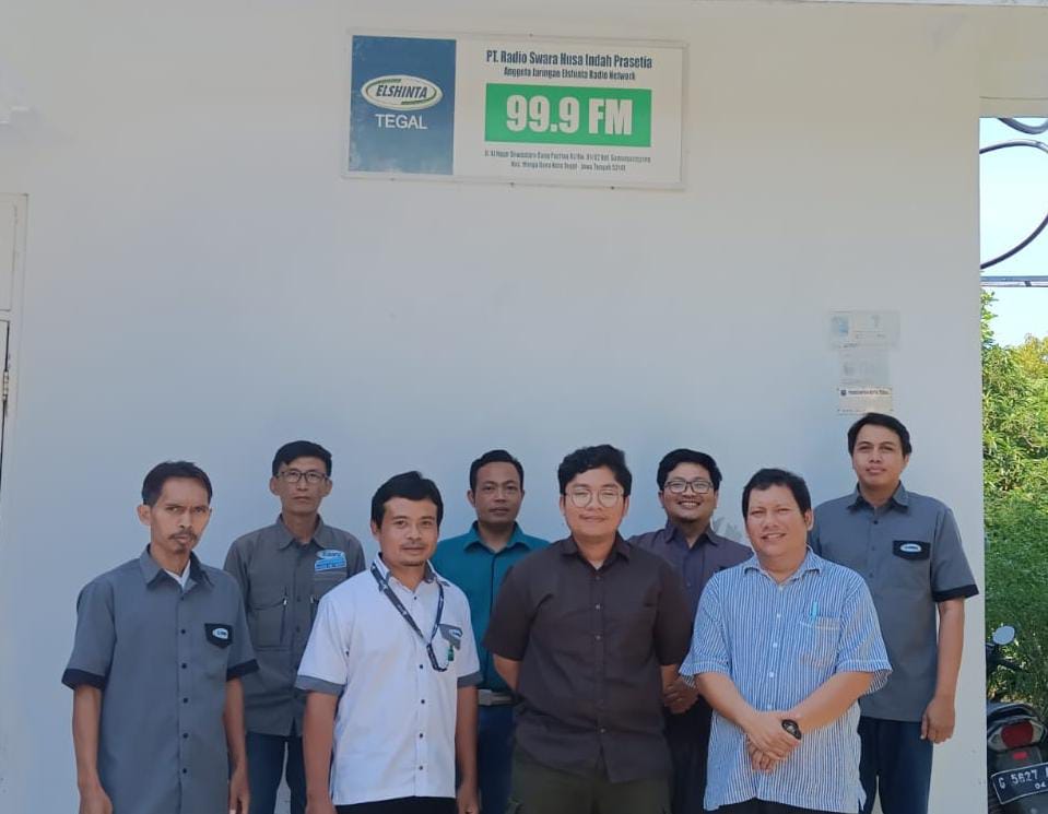 Radio Elshinta Tegal terima kunjungan Tim Monitoring dan Evalusi Kemenkominfo