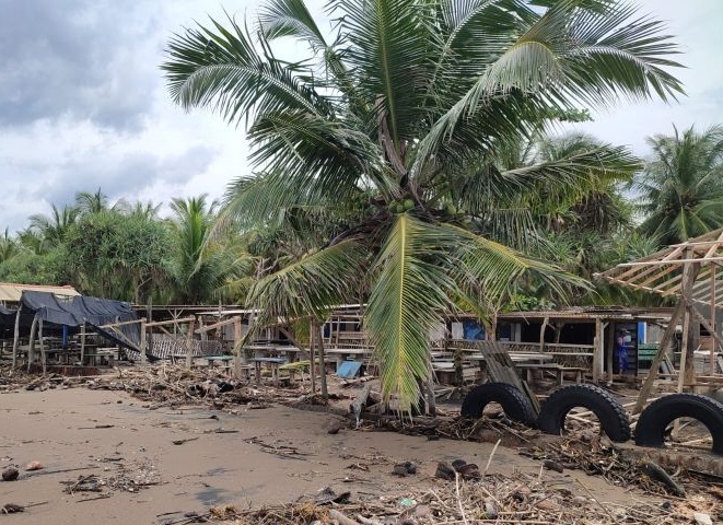 Banjir rob landa wilayah pesisir Trenggalek