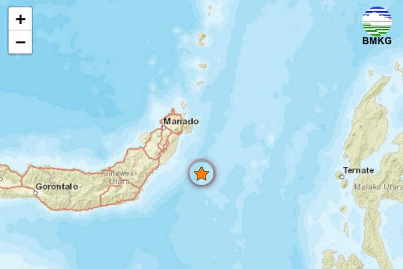 Gempa di Ratahan-Sulut akibat subduksi lempeng Laut Maluku Gempa di Ratahan-Sulut akibat subduksi lempeng Laut Maluku