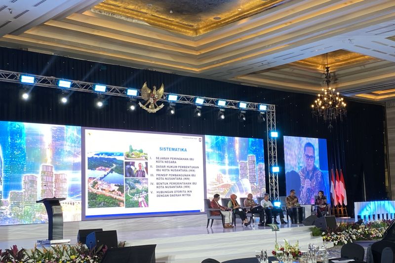 Progres pembangunan IKN Tahap 1 capai 77 persen Progres pembangunan IKN Tahap 1 capai 77 persen