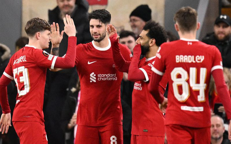 Liverpool menangi leg kedua Liga Europa dengan skor 6-1 atas Sparta Liverpool menangi leg kedua Liga Europa dengan skor 6-1 atas Sparta