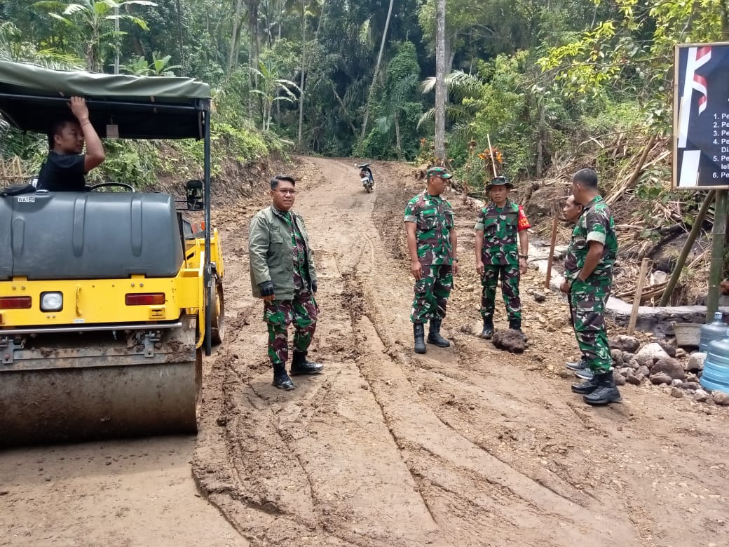 Sasaran fisik TMMD Kodim 1623/Karangasem mendekati rampung