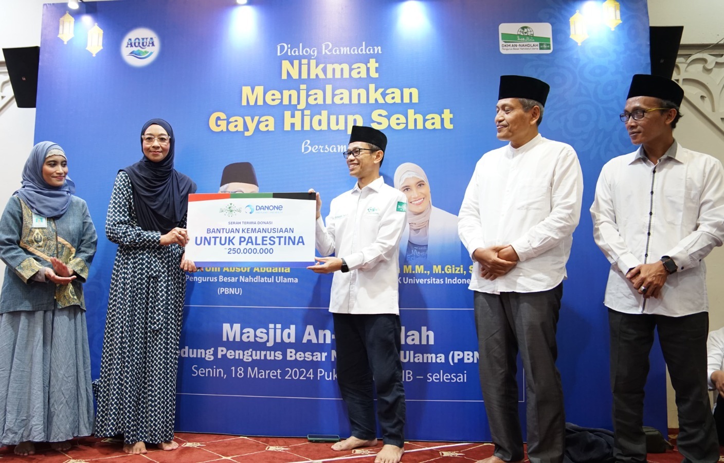 Danone salurkan donasi tahap dua ke Palestina melalui LazisNU