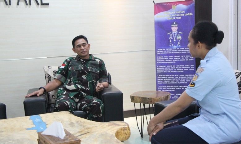 Danlanud Silas Papare-Jayapura apresiasi personel dari Satgas PBB