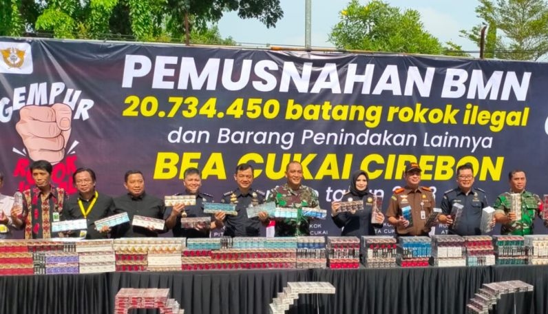Kantor Bea Cukai Cirebon musnahkan barang ilegal senilai Rp26,4 miliar