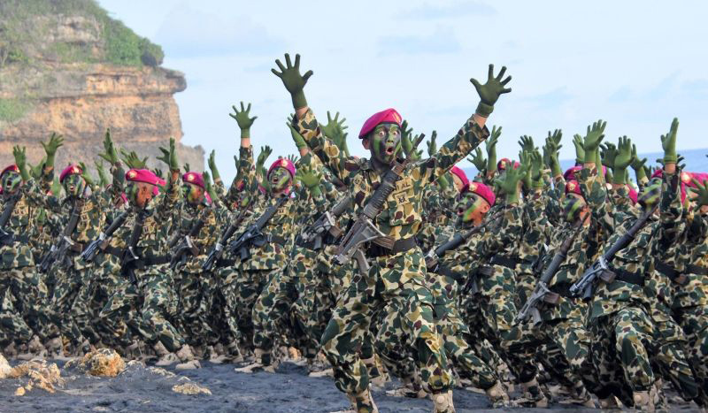 Lima ratus lebih prajurit resmi perkuat Korps Marinir TNI AL