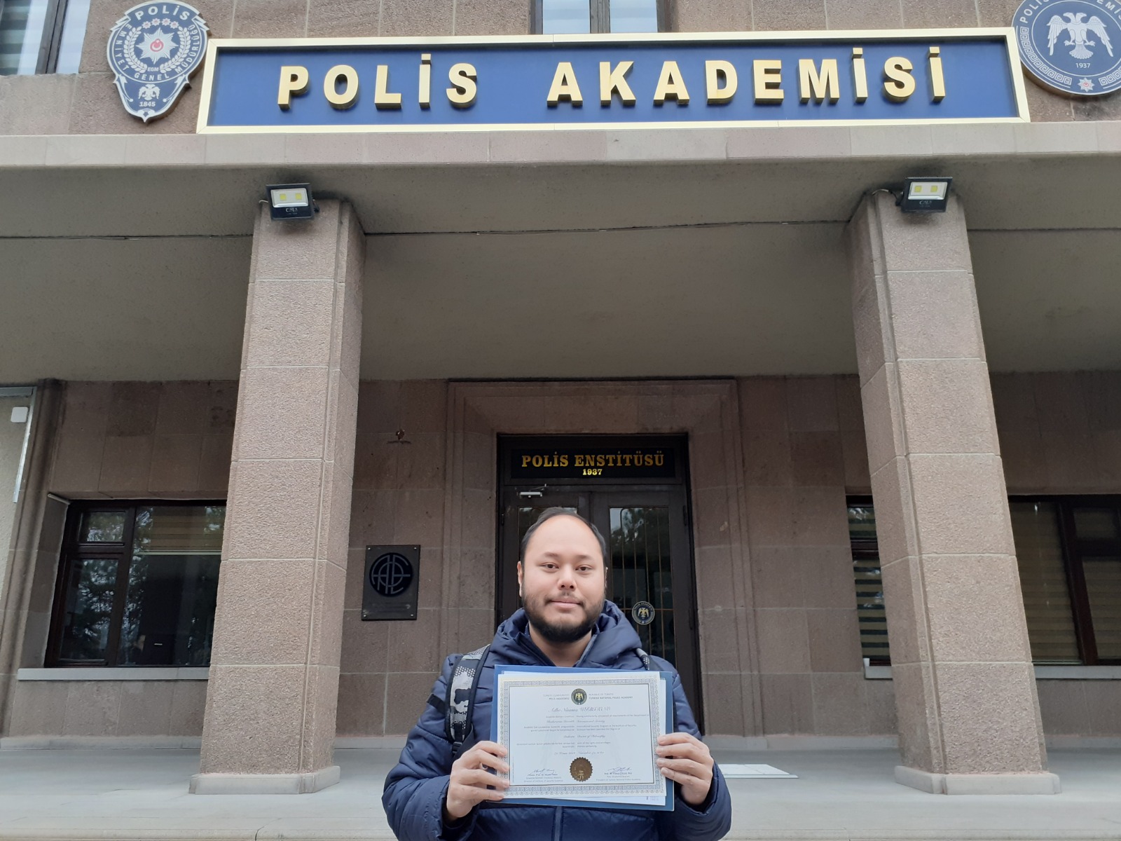 Adhe N Wibisono, lulusan doktor pertama Akademi Kepolisian Turki asal Indonesia Adhe N Wibisono, lulusan doktor pertama Akademi Kepolisian Turki asal Indonesia