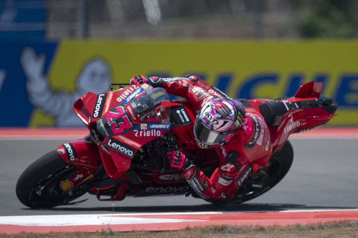 Bastianini bertekad manfaatkan posisi pole di race MotoGP Portugal Bastianini bertekad manfaatkan posisi pole di race MotoGP Portugal