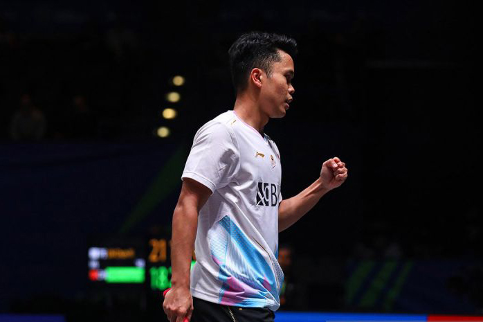 Kalahkan Axelsen, Ginting maju ke semifinal All England Kalahkan Axelsen, Ginting maju ke semifinal All England