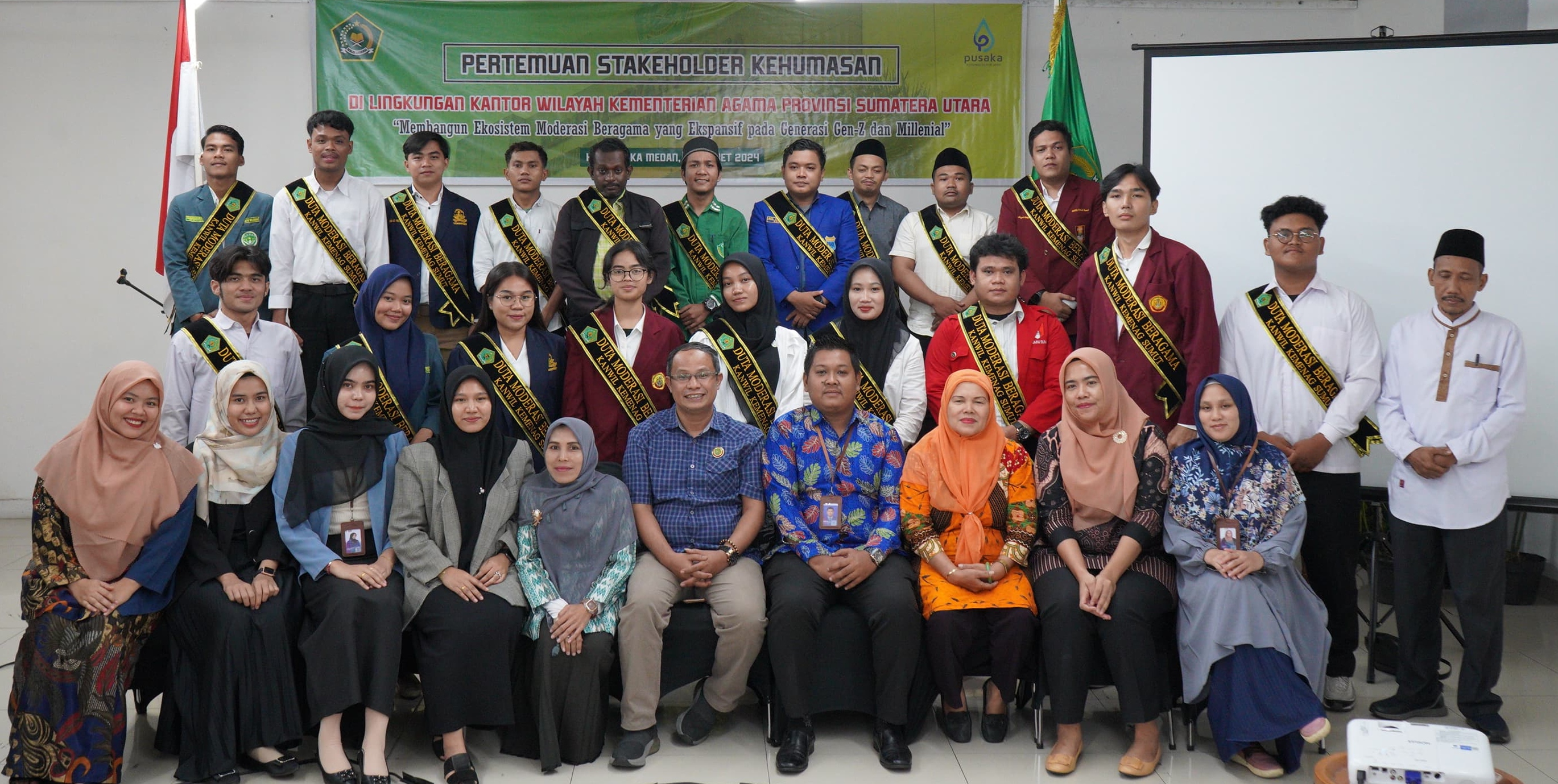 Kakanwil Kemenag kukuhkan Duta Moderasi Beragama Sumut dari Gen-Z