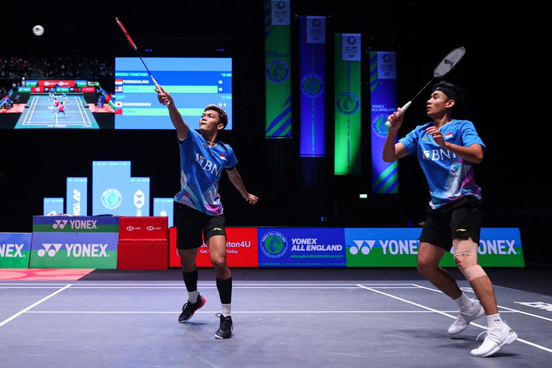 Langkah Bagas/Fikri terhenti di perempat final All England 2024 Langkah Bagas/Fikri terhenti di perempat final All England 2024