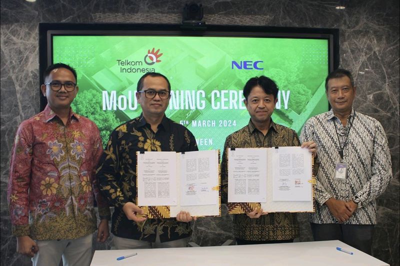 NEC Indonesia siap dukung Telkom kembangkan smart city di IKN