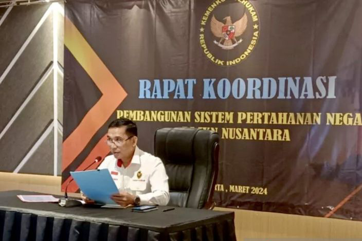 Kemenko Polhukam godok rencana bangun sistem pertahanan semesta di IKN Kemenko Polhukam godok rencana bangun sistem pertahanan semesta di IKN