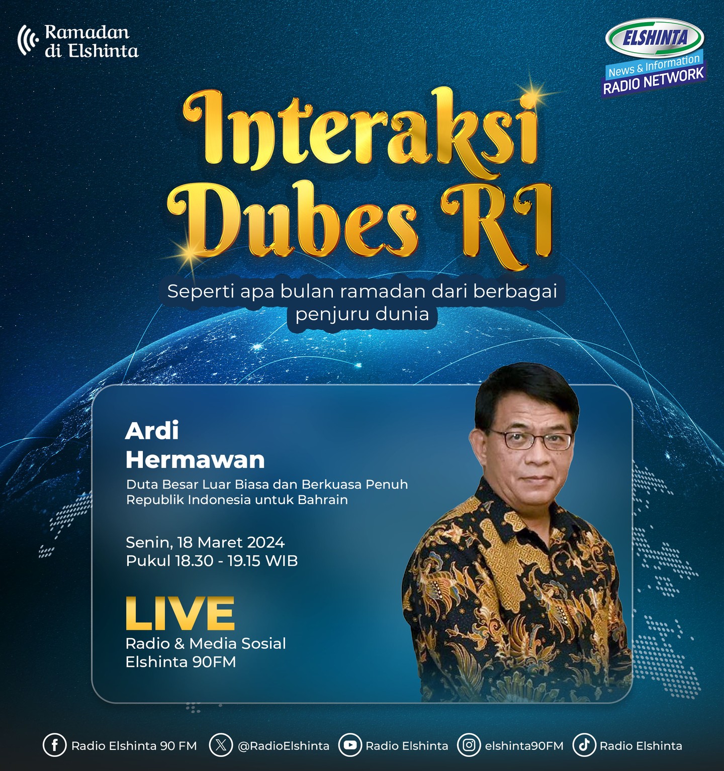 Interaksi Dubes RI bersama Ardi Hermawan Interaksi Dubes RI bersama Ardi Hermawan