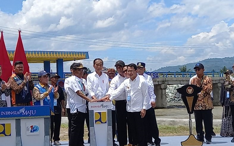 Presiden resmikan Bendungan Gumbasa Sulteng naikkan produksi pertanian Presiden resmikan Bendungan Gumbasa Sulteng naikkan produksi pertanian