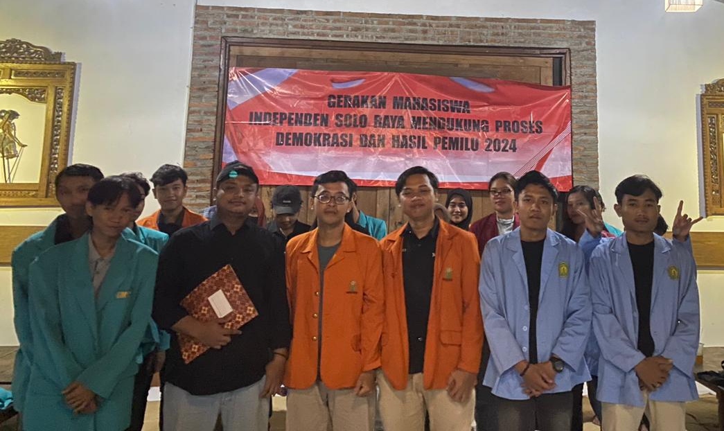 Gerakan Mahasiswa Independen Solo Raya serukan kerukunan dan kebhinekaan pascapemilu