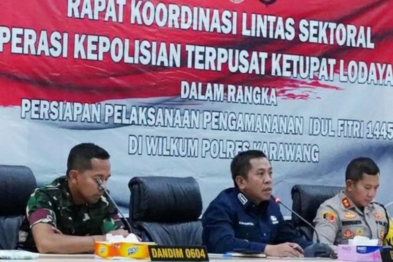 1.756 personel gabungan dilibatkan untuk pengamanan mudik lebaran di Karawang