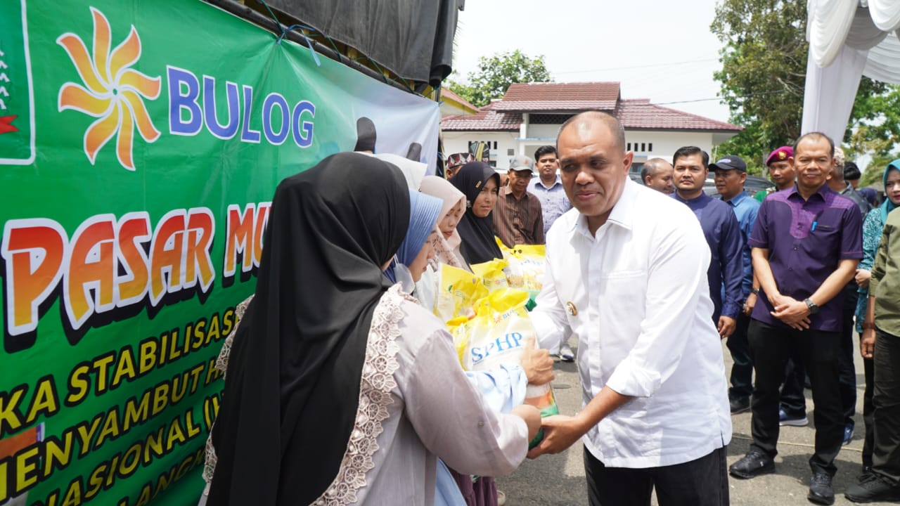 Antisipasi inflasi di bulan Ramadan, Pemkab Langkat gelar pasar murah Antisipasi inflasi di bulan Ramadan, Pemkab Langkat gelar pasar murah