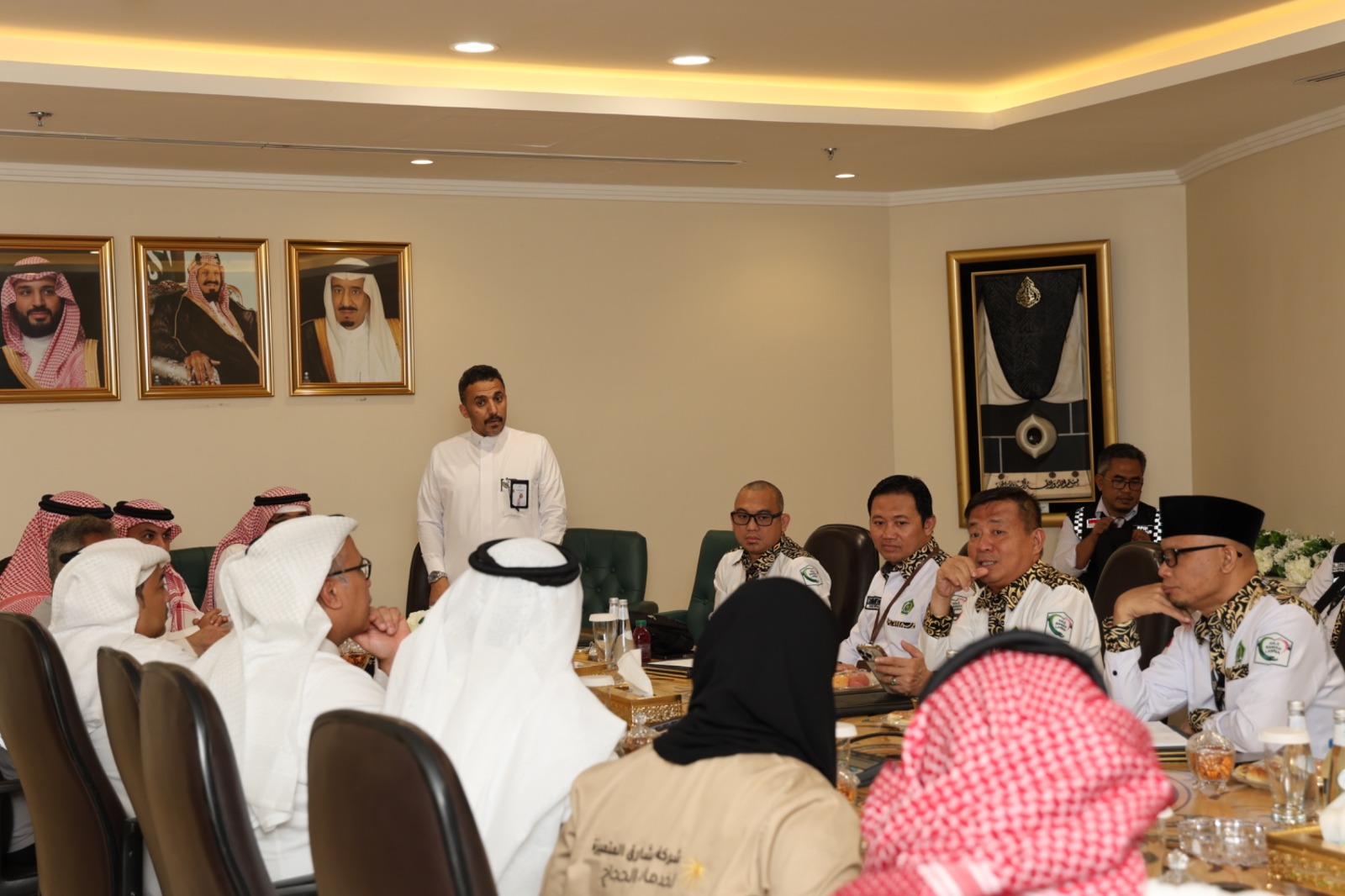 Petugas Penyelenggara Ibadah Haji (PPIH) Arab Saudi hari ini menggelar pertemuan dengan pihak Masyariq