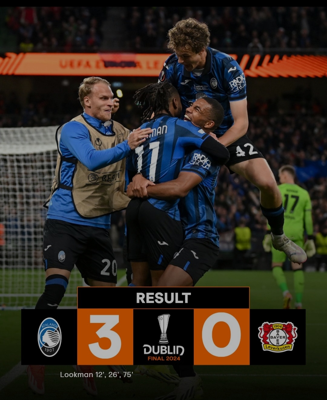 Atalanta Vs Leverkusen Skor 3-0: Trofi Eropa pertama Atalanta sejak 1963 Atalanta Vs Leverkusen Skor 3-0: Trofi Eropa pertama Atalanta sejak 1963
