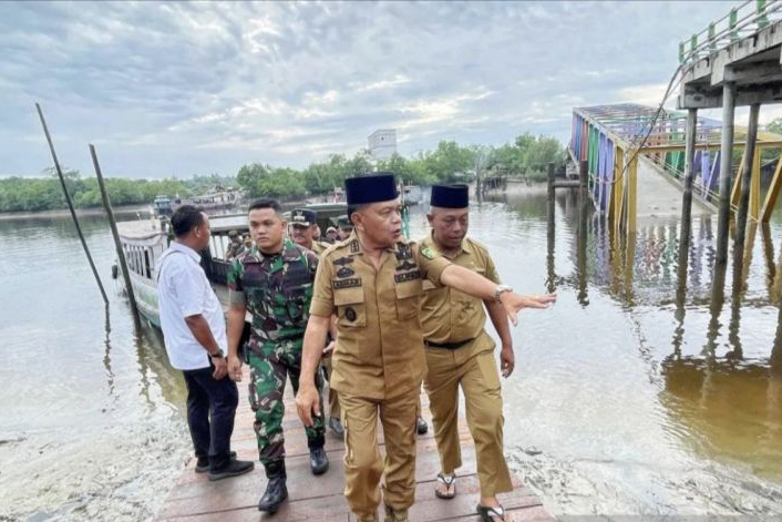 Pemkab Meranti bangun pelabuhan penyeberangan usai jembatan roboh Pemkab Meranti bangun pelabuhan penyeberangan usai jembatan roboh