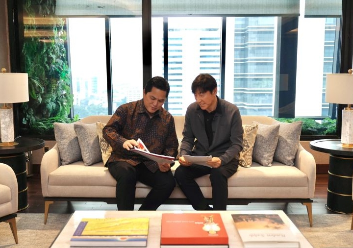 Bahas kontrak baru, Shin Tae-yong akan bertemu Erick pekan depan Bahas kontrak baru, Shin Tae-yong akan bertemu Erick pekan depan