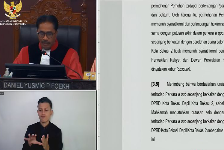 MK tolak gugatan sengketa Pileg PDIP karena dinilai tak konsisten MK tolak gugatan sengketa Pileg PDIP karena dinilai tak konsisten
