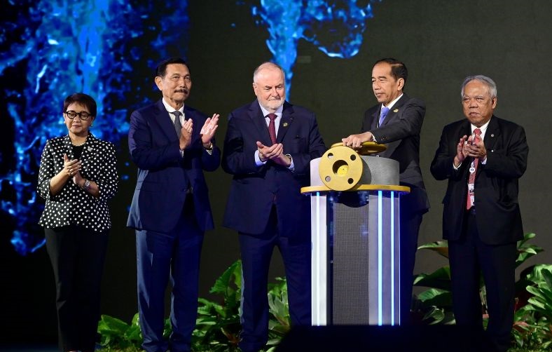 Jokowi ajak dunia wujudkan tata kelola air inklusif dan berkelanjutan Jokowi ajak dunia wujudkan tata kelola air inklusif dan berkelanjutan