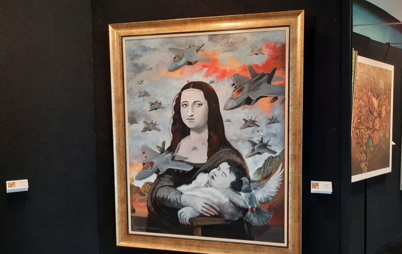 Jadwal terakhir tengok lukisan Monalisa versi pelukis lokasi di TIM Jadwal terakhir tengok lukisan Monalisa versi pelukis lokasi di TIM