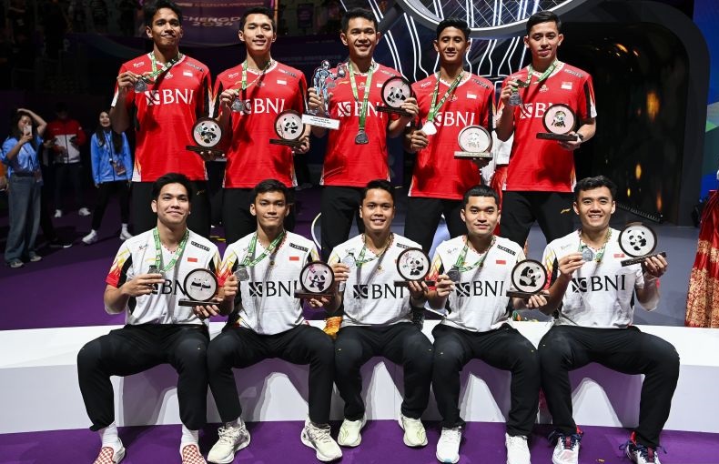 Jonatan bangga bisa hapus keraguan terhadap tim muda di Piala Thomas Jonatan bangga bisa hapus keraguan terhadap tim muda di Piala Thomas
