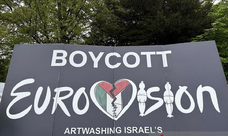 Ratusan orang di Swedia minta boikot Israel dari Eurovision Song Contest