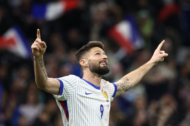 Giroud memutuskan pensiun dari timnas Prancis setelah Euro 2024