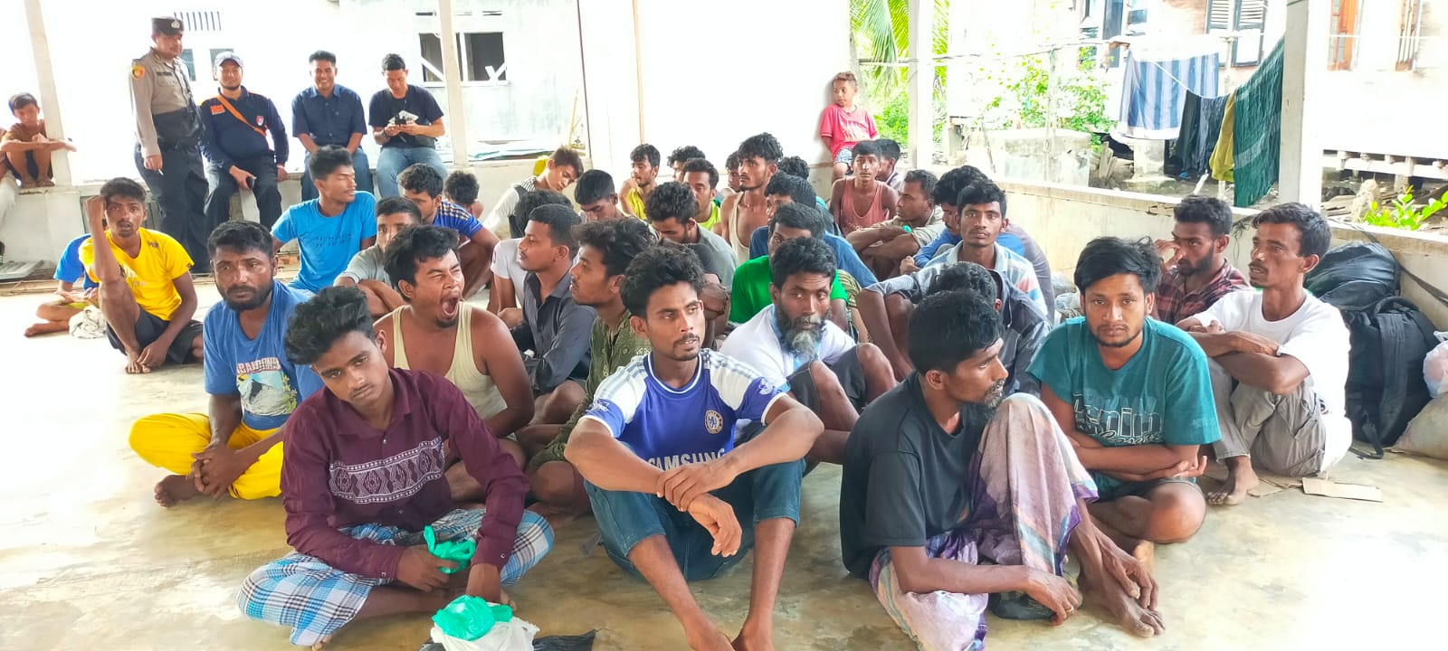 Puluhan warga Rohingya terdampar di Kwala Langkat Puluhan warga Rohingya terdampar di Kwala Langkat