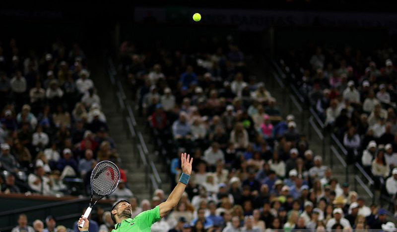 Djokovic terkena lemparan botol usai menangi laga pembuka di Roma