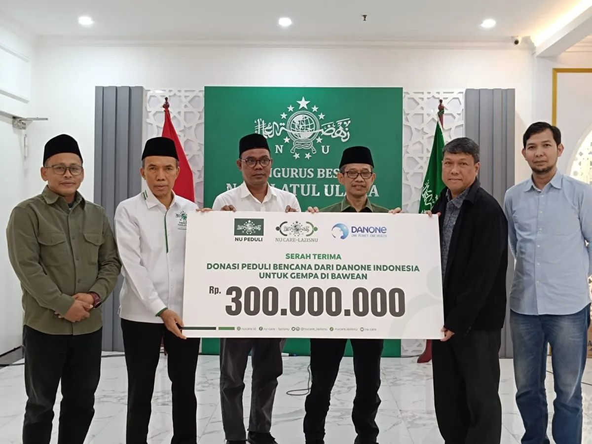 Danone sumbang korban gempa di Bawean melalui LAZISNU Danone sumbang korban gempa di Bawean melalui LAZISNU